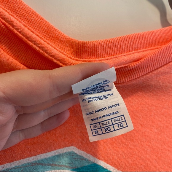 Coral Long Sleeve Sarasota Shirt Size XL - Picture 4 of 8